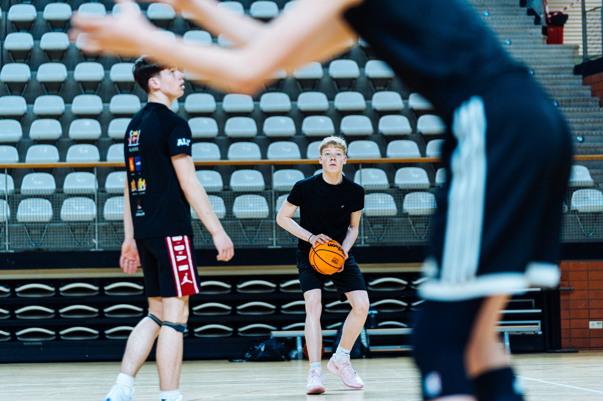 Spelers en trainers van Athlete Academy in Almere